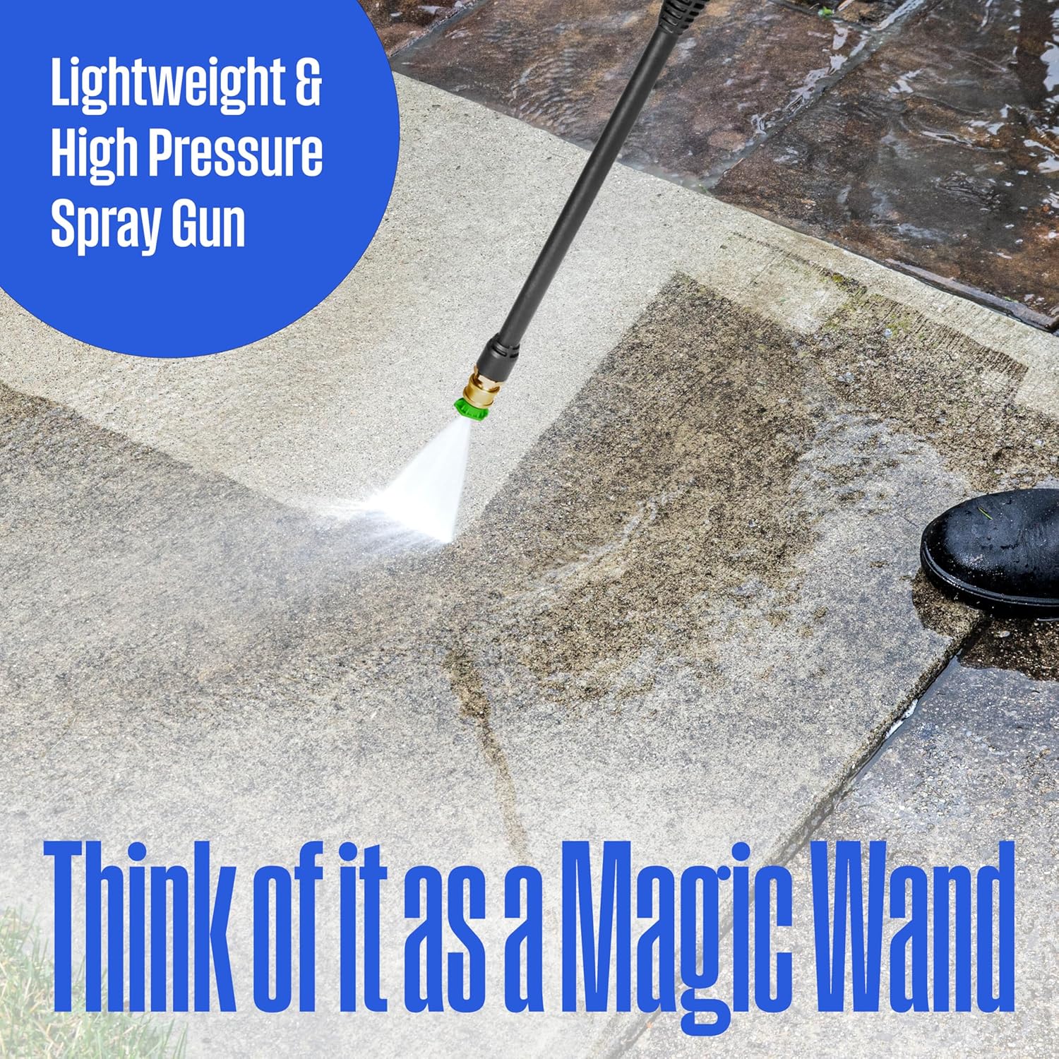 Westinghouse ePX3050 Electric Pressure Washer, 2100 Max PSI 1.76 Max GPM with Foam Cannon and Turbo Nozzle, for Cars/Fences/Driveways/Home/Patios